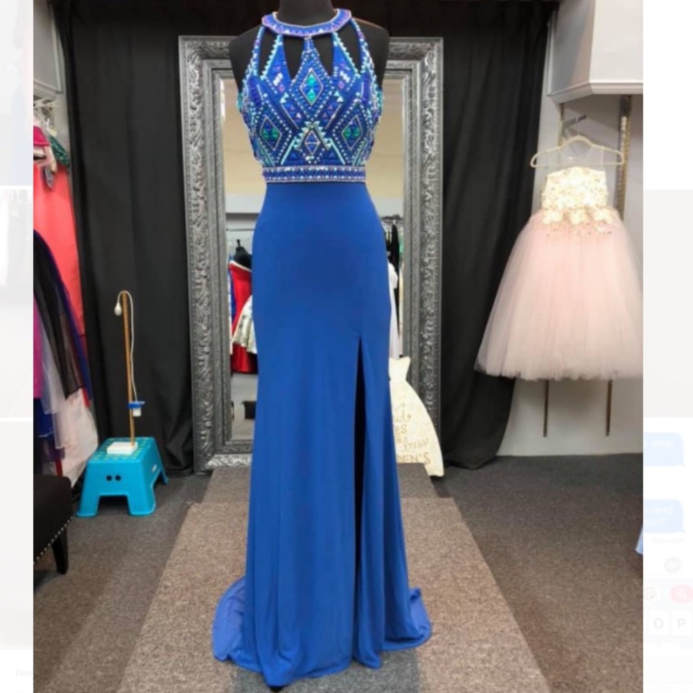 Blue prom/ball dress